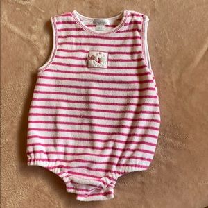 Kissy Kissy Baby Girl Terry Onesie